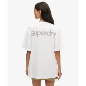 Oversize dámské tričko Superdry Core Logo City image-4