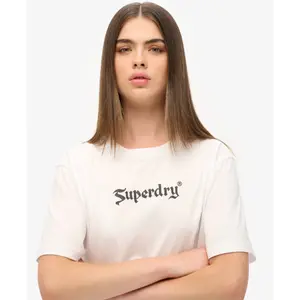 Γυναικείο oversize T-shirt με σχέδιο Superdry Retro Rock image-5