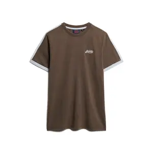 Gestreiftes Retro-T-Shirt Superdry Essential Logo image-0