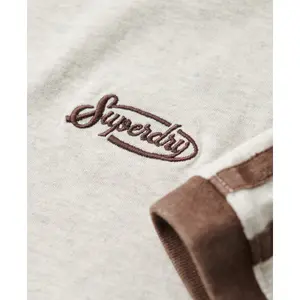 Retro-gestreifter T-Shirt mit Logo Superdry Essential image-2