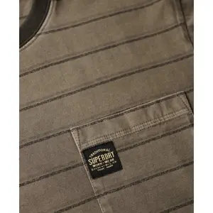 T-shirt texturé à poche et rayures Superdry image-1