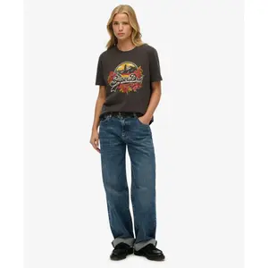 Women's floral t-shirt Superdry image-2