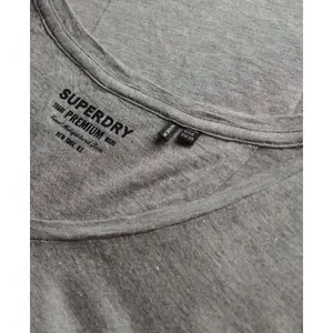 Gebruschter bestickter Damen-T-Shirt Superdry Studios image-1