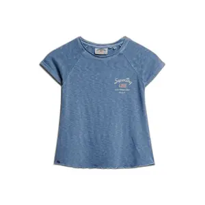 Γυναικείο T-shirt Superdry Athletic Essentials Slub Graphic image-0