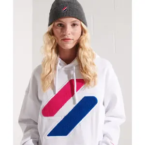 Camisola com capuz feminino Superdry Code image-3