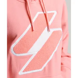 Camisola com capuz feminino Superdry Code image-3