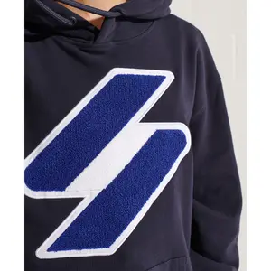 Sweatshirt com capuz de grandes dimensões para mulher Superdry Code image-3