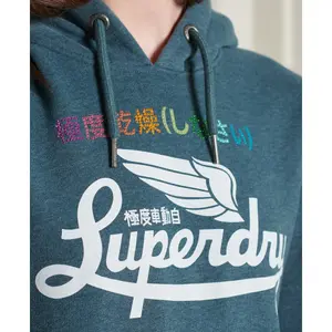 Sweatshirt woman Superdry Rainbow Pop image-3