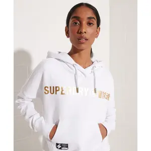 Camisola com capuz feminino Superdry Independant image-3