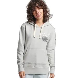 Dames sweatshirts met capuchon Superdry Vintage Crossing Lines image-1