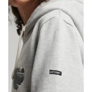 Dames sweatshirts met capuchon Superdry Vintage Crossing Lines image-4