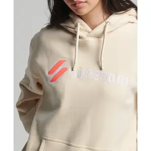 Sudadera con capucha oversize para mujer Superdry Code image-3