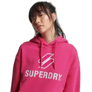Camisola com capuz de mulher Superdry Code Stacked image-2