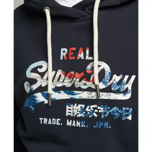 Camisola com capuz para mulheres Superdry Vintage Logo Narrative image-2