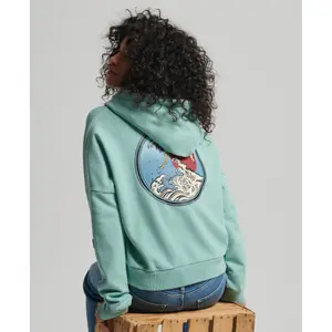 Camisola com capuz para mulheres Superdry Vintage Logo Narrative image-1