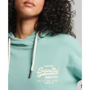 Camisola com capuz para mulheres Superdry Vintage Logo Narrative image-2