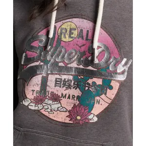 Sweatshirt à capuche femme Superdry Vintage Logo Narrative image-1