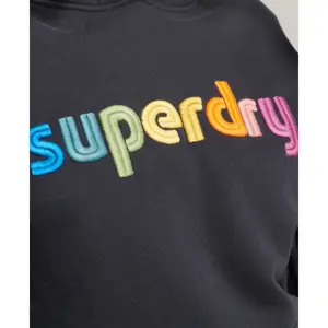 Sudadera con capucha bordada para mujer con logotipo Superdry image-3