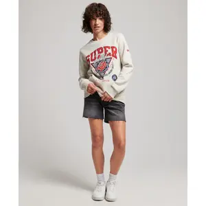 Sweatshirt ras du cou femme Superdry Vintage Franchise image-1