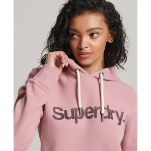 Hoodie aus biologischer Baumwolle Superdry Core Logo image-3