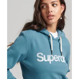 Kapuzenpullover, Damen Superdry Core Logo image-2