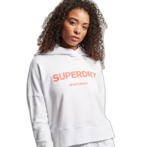 Sudadera corta encapuchada derecha Superdry Core Sport image-0