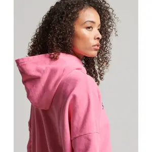 Kort rak sweatshirt med huva för kvinnor Superdry Core Sport image-2
