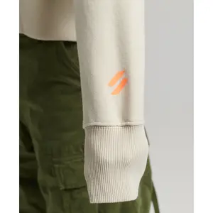 Kort sweatshirt med huva för kvinnor Superdry Core Sport image-2