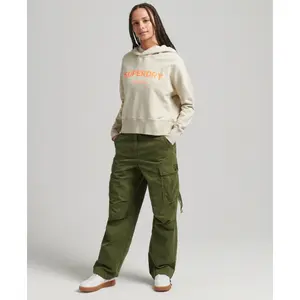 Kort sweatshirt med huva för kvinnor Superdry Core Sport image-3