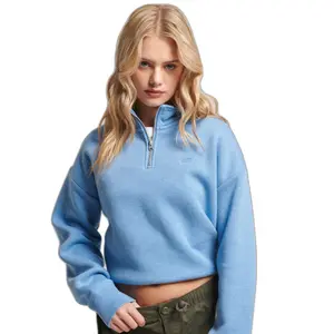 Sweatshirt à col tunisien et logo brodé femme Superdry Vintage image-0