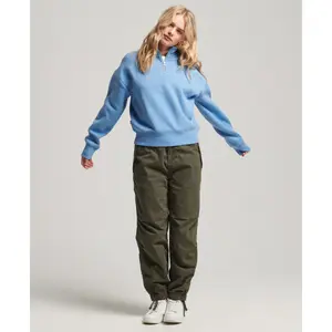 Sweatshirt à col tunisien et logo brodé femme Superdry Vintage image-1