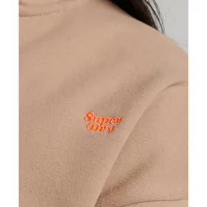 Sweatshirt à col tunisien et logo brodé femme Superdry Vintage image-3