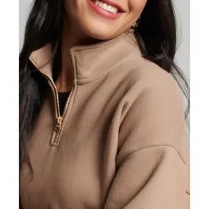 Sweatshirt à col tunisien et logo brodé femme Superdry Vintage image-4