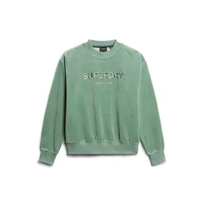 Oversized velvet print sweatshirt for women Superdry image-0