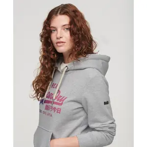 Women's Hoodie Superdry Tonal Vintage Logo Graphic image-3