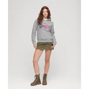 Women's Hoodie Superdry Tonal Vintage Logo Graphic image-1