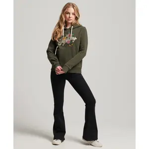 Women's tattoo script hoodie Superdry image-1