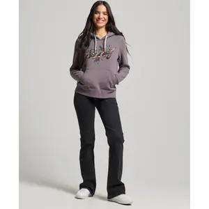 Women's tattoo script hoodie Superdry image-1