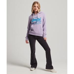 Camisola com capuz para mulher Superdry Logo vintage image-1