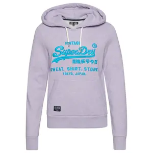 Camisola com capuz para mulher Superdry Logo vintage image-0