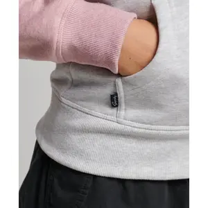 Casaco com capuz de basebol com fecho de correr para mulher Superdry Essential image-5