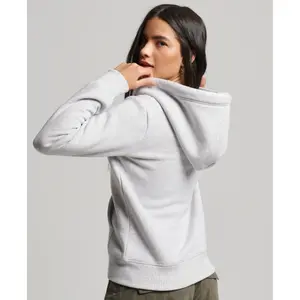Sweatshirt à capuche zippé à logo femme Superdry Essential image-3