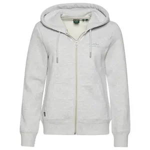 Sweatshirt à capuche zippé à logo femme Superdry Essential image-0