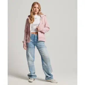 Sweatshirt à capuche zippé à logo femme Superdry Essential image-1