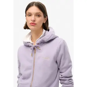 Sweatshirt à capuche zippé femme Superdry Essential Logo image-3