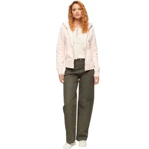 Sweatshirt à capuche zippé femme Superdry Essential Logo image-1