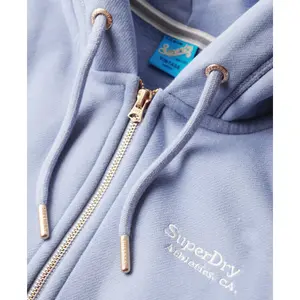 Women's zip-up hoodie Superdry Logo Essential image-5