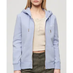 Women's zip-up hoodie Superdry Logo Essential image-2