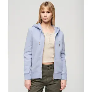 Women's zip-up hoodie Superdry Logo Essential image-1