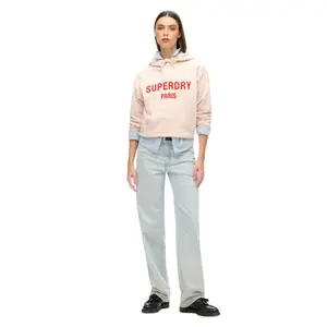 Oversized Hoodie Damen Superdry Sport Luxe image-1